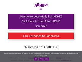 'adhduk.co.uk' screenshot