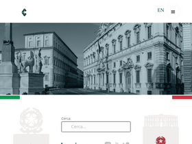 'cortecostituzionale.it' screenshot