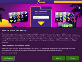 '7reelz.com' screenshot