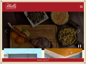 'hallschophouse.com' screenshot