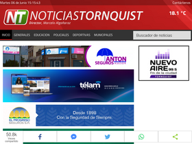 'noticiastornquist.com.ar' screenshot