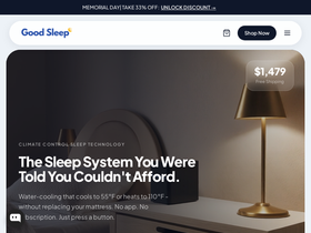trygoodsleep.com homepage screenshot