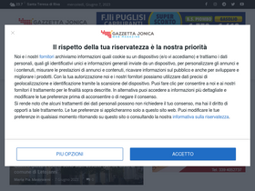 'gazzettajonica.it' screenshot