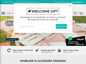 'mezoni.ro' screenshot