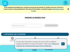 'clicsante.ca' screenshot