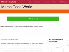 'morsecode.world' screenshot