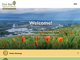 'ebparks.org' screenshot