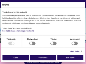 'kuopio.fi' screenshot