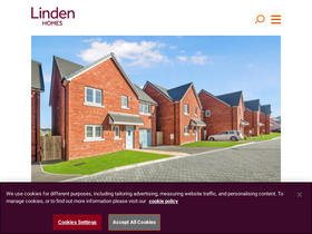 'lindenhomes.co.uk' screenshot