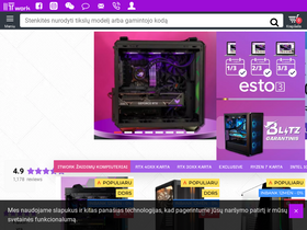 'itwork.lt' screenshot