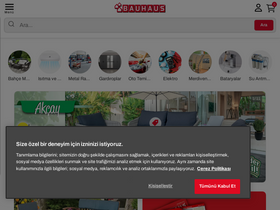 'bauhaus.com.tr' screenshot