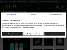 'milar.es' screenshot