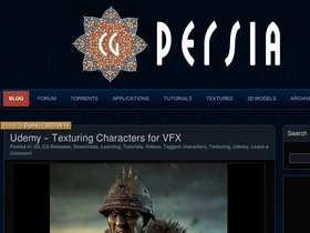 'cgpersia.com' screenshot