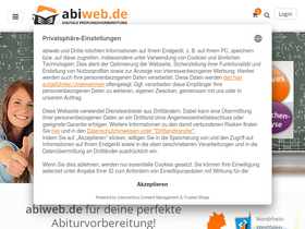 'abiweb.de' screenshot