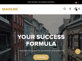 maxler.com homepage screenshot