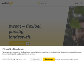 'bwegt.de' screenshot