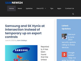 'samnews24.com' screenshot