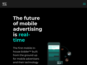 'kayzen.io' screenshot