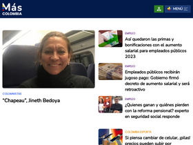 'mascolombia.com' screenshot