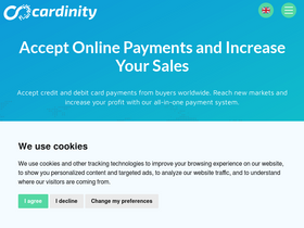 'cardinity.com' screenshot