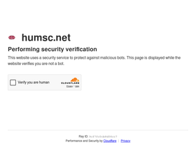 'humsc.net' screenshot