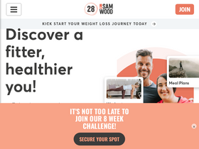 '28bysamwood.com' screenshot