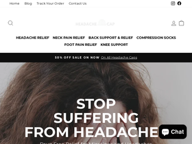 headachecap.com.au homepage screenshot