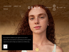 oraik.eu homepage screenshot