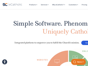 'ecatholic.com' screenshot