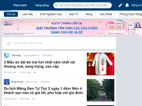 'webtretho.com' screenshot