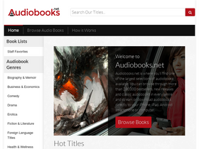 'audiobooks.net' screenshot