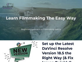 'beginnersapproach.com' screenshot