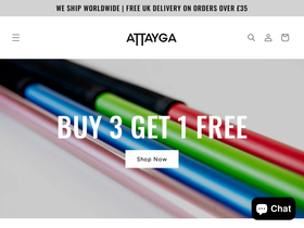 attayga.com homepage screenshot