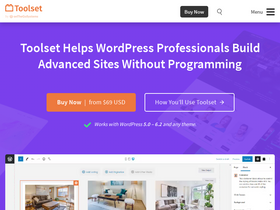 'toolset.com' screenshot