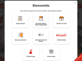 'claro.com.gt' screenshot
