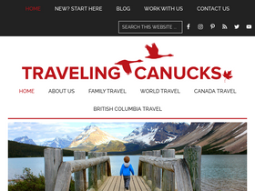 'travelingcanucks.com' screenshot