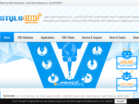 'stylecnc.com' screenshot