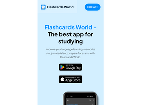 'flashcards.world' screenshot
