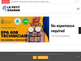 'lepetitshaman.com' screenshot