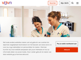 'venvn.nl' screenshot
