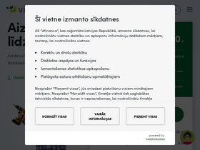 'vivus.lv' screenshot