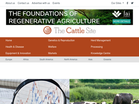 'thecattlesite.com' screenshot