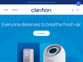 clarifionodrx.com homepage screenshot