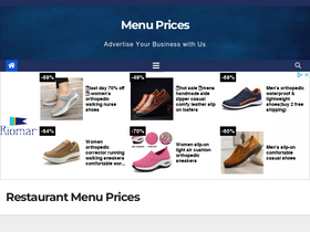 'menuprices.pk' screenshot