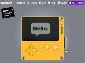 'play.date' screenshot