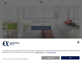 'advanzia.com' screenshot