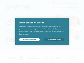 'mytherapyapp.com' screenshot