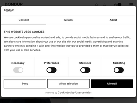 'dondup.com' screenshot