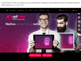 'adnow.com' screenshot