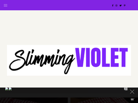 'slimmingviolet.com' screenshot